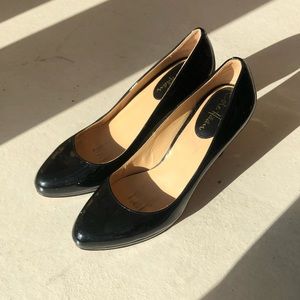 Cole Haan patent leather pumps with Nike Air